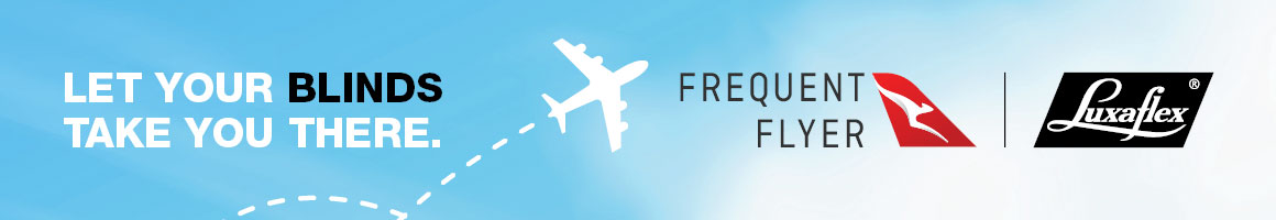 Qantas Frequent Flyer Partner with Luxaflex